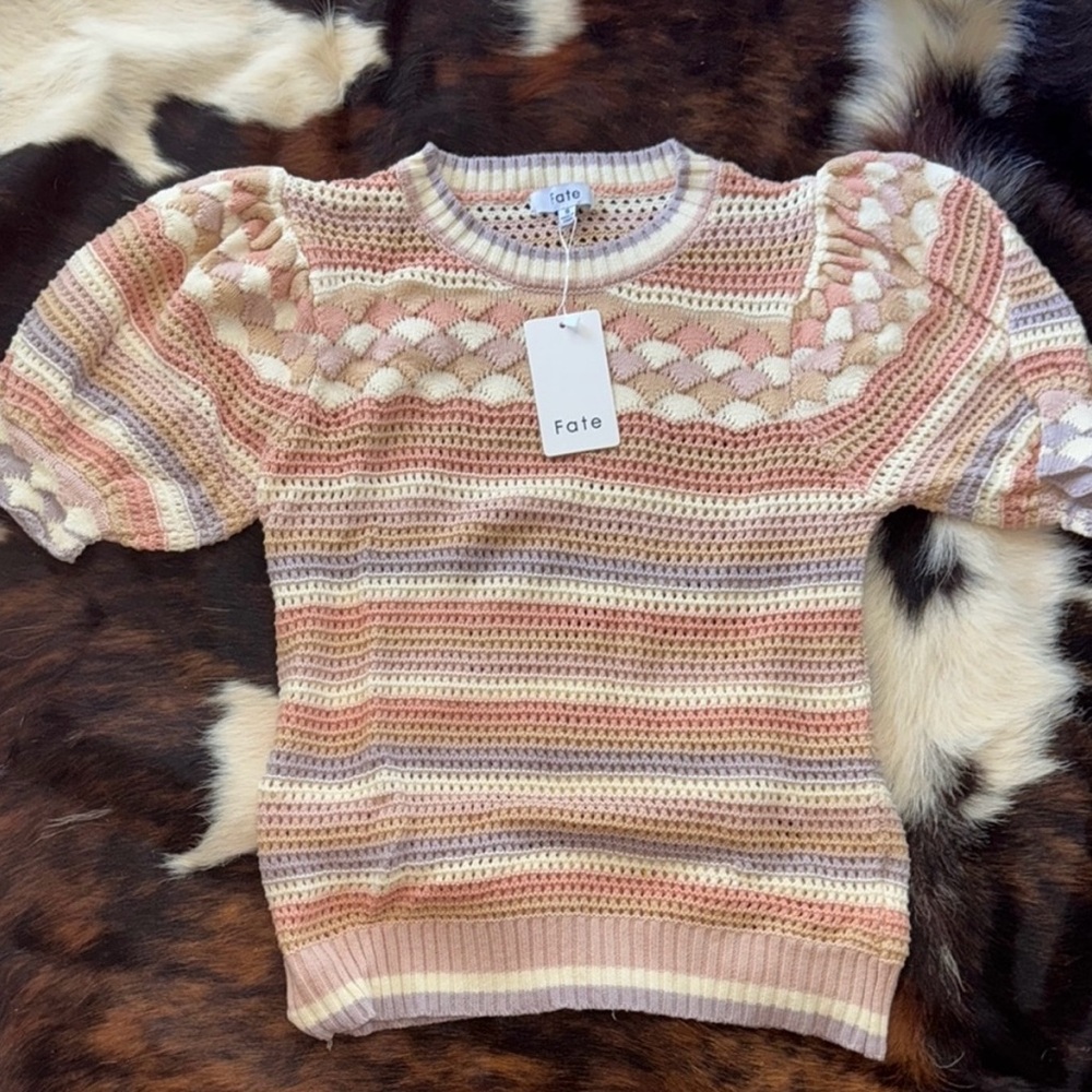 Fate Multicolor Knit Sweater
